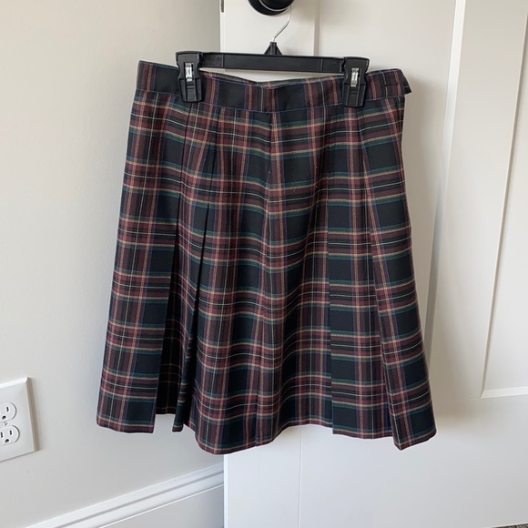 Dresses & Skirts - Pleated plaid skirt
